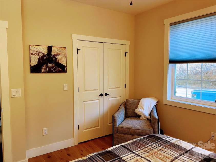 146 Red Hawk Knoll, Lake Lure, NC 28746.  MLS# CAR4334221, YatesRealty ID 2488. Bedroom with large closet