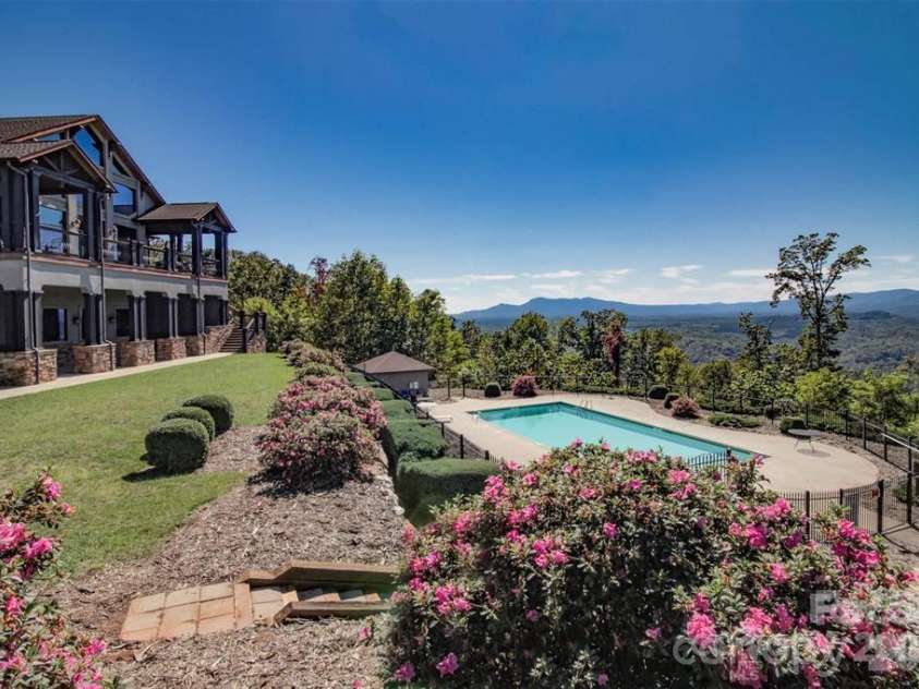 146 Red Hawk Knoll, Lake Lure, NC 28746.  MLS# CAR4334221, YatesRealty ID 2488. Pool