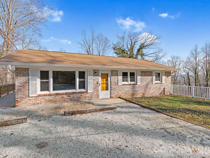 2338 Greater Druid Hills Boulevard, Hendersonville, NC 28791.  MLS# CAR4327044, YatesRealty ID 24895. Front