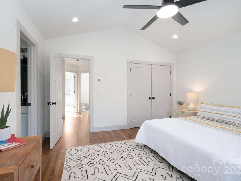 88 Pershing Road, Asheville, NC 28805.  MLS# CAR4204009, YatesRealty ID 24896. Vaulted Ceilings and Double Closets in Primary