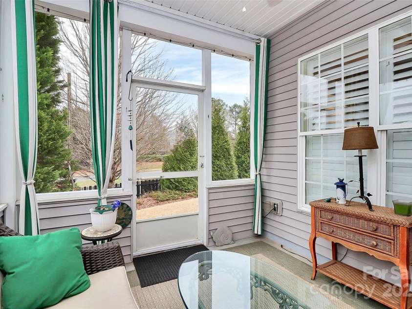 9119 Gander Drive, Charlotte, NC 28277.  MLS# CAR4222064, YatesRealty ID 24899. Enclosed Porch