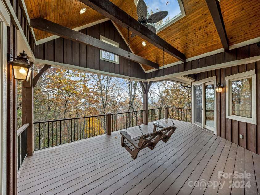 409 Elk Mountain Trail, Brevard, NC 28712.  MLS# CAR4196213, YatesRealty ID 249. Enjoy the cool mountain breezes.