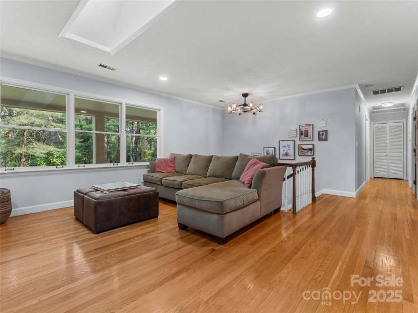 251 Sherwood Lane, Hendersonville, NC 28791.  MLS# CAR4266168, YatesRealty ID 24904. Living Room looking from the Dining Room, towards the front of the home