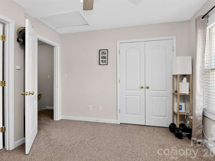 12825 Windy Lea Lane, Huntersville, NC 28078.  MLS# CAR4370733, YatesRealty ID 24909. Secondary bedroom