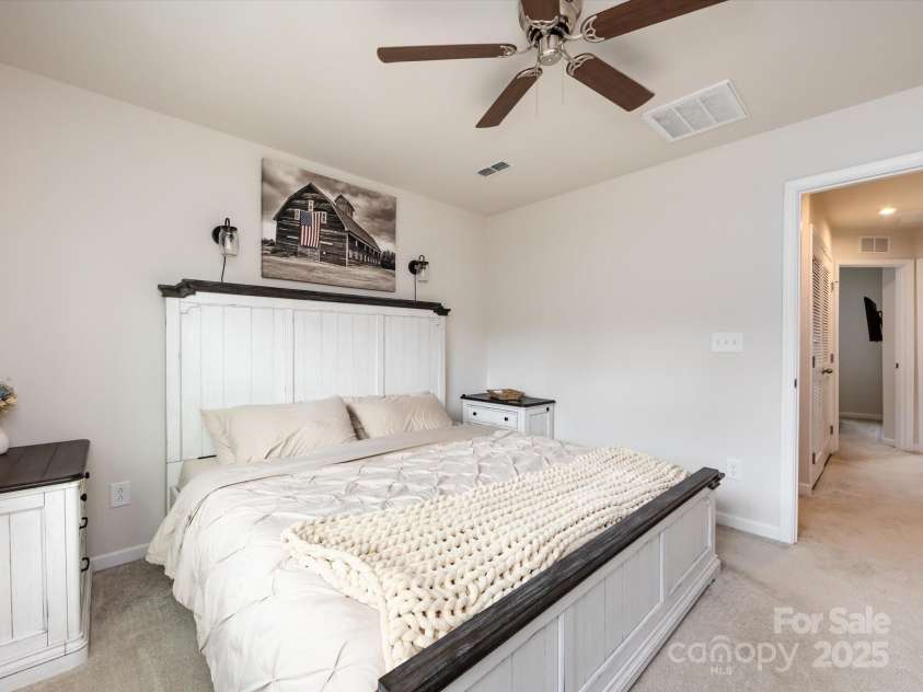 2059 Langer Street, Charlotte, NC 28214.  MLS# CAR4277986, YatesRealty ID 24913. Primary Bedroom