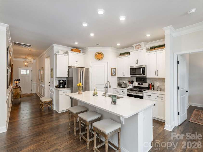 743 Summerfield Place, Flat Rock, NC 28731.  MLS# CAR4384788, YatesRealty ID 24924. Kitchen with Island