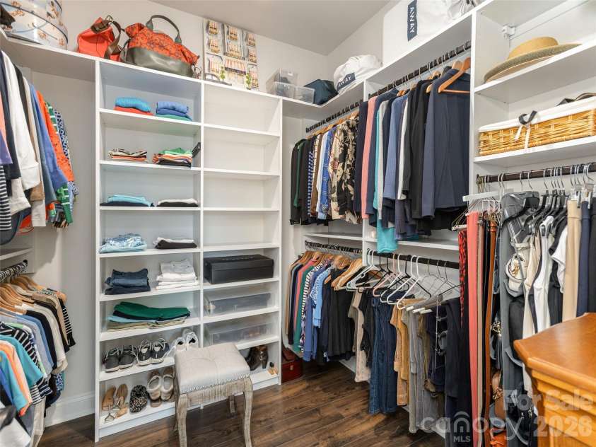 743 Summerfield Place, Flat Rock, NC 28731.  MLS# CAR4384788, YatesRealty ID 24924. Primary Bedroom Closet