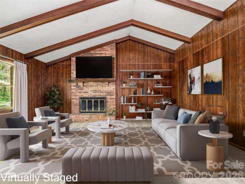 11 Woodmere Drive, Arden, NC 28704.  MLS# CAR4382384, YatesRealty ID 24926. Image the decorating possibilities!