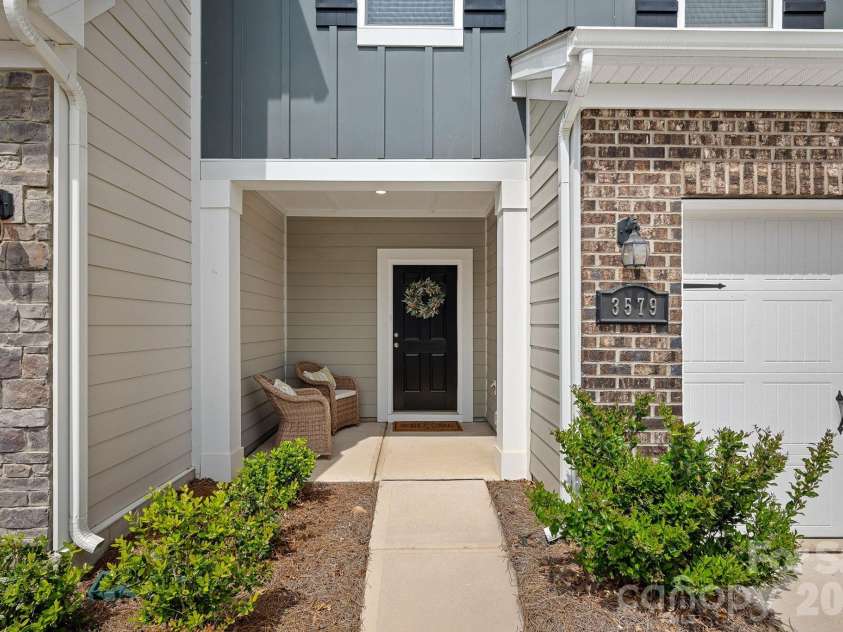 3579 Nimbell Road, Monroe, NC 28110.  MLS# CAR4377812, YatesRealty ID 24933. Front Walkway