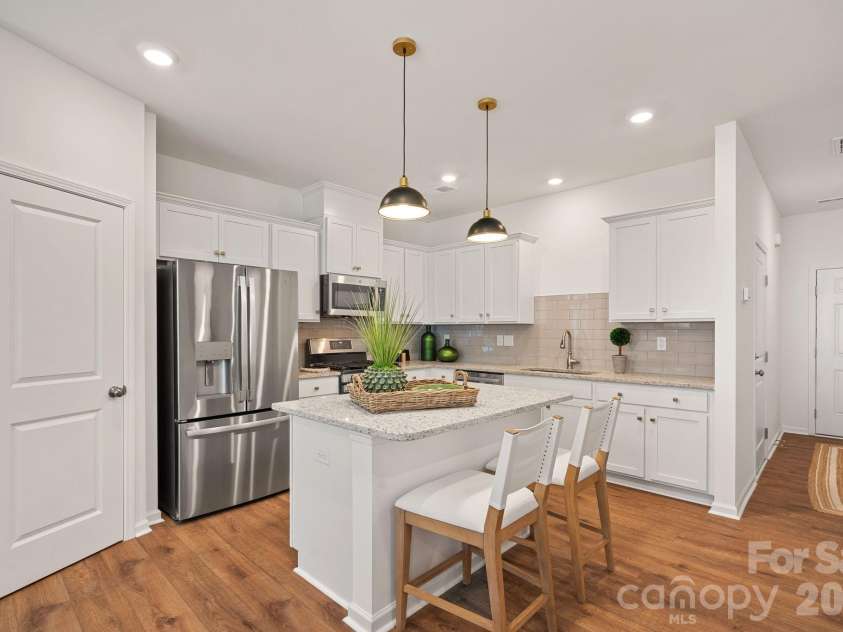 3579 Nimbell Road, Monroe, NC 28110.  MLS# CAR4377812, YatesRealty ID 24933. Kitchen & Island