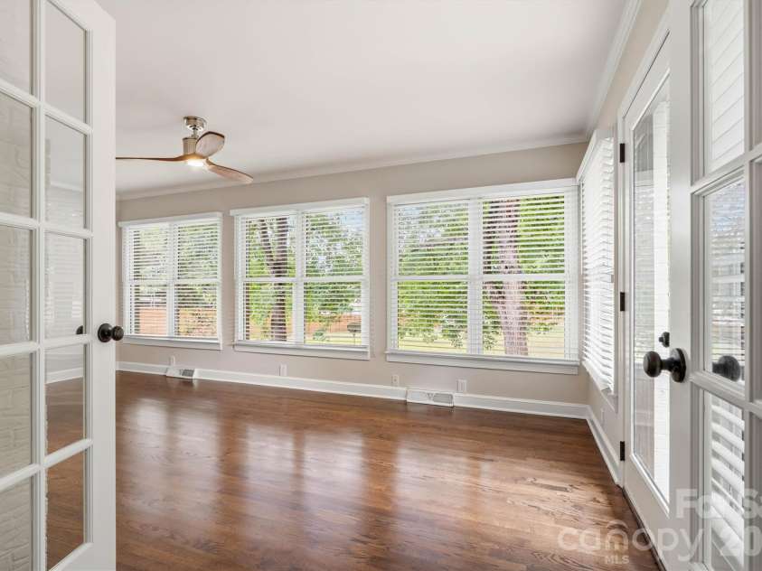 6021 Morris Farm Lane, Mint Hill, NC 28227.  MLS# CAR4379541, YatesRealty ID 24940. Sunroom
