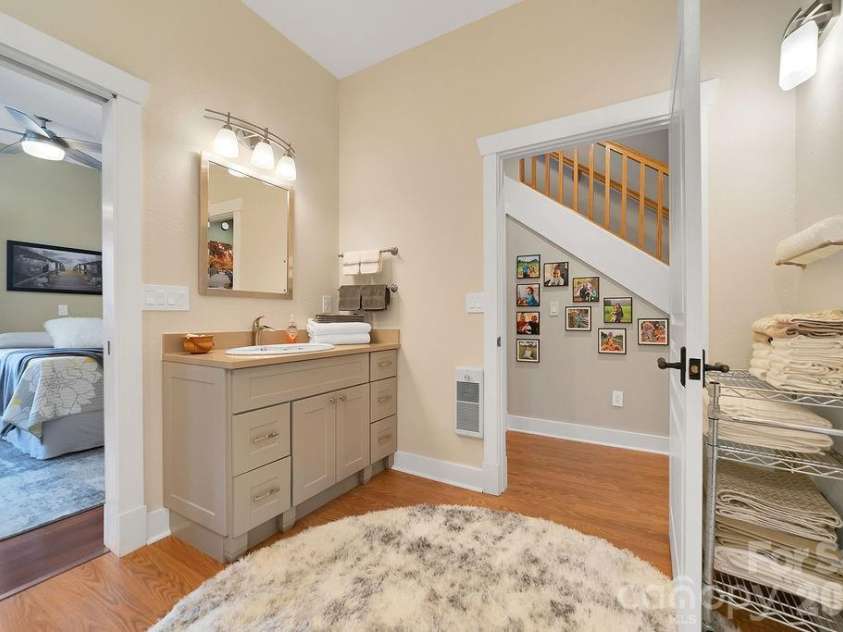 141 Bruce Circle, Pisgah Forest, NC 28768.  MLS# CAR4408833, YatesRealty ID 24950. Guest Bathroom 2
