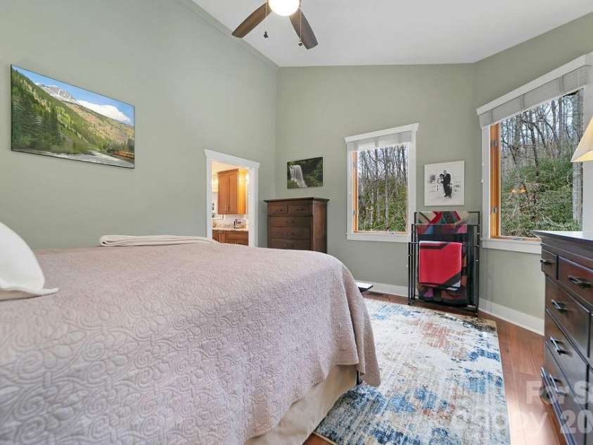 141 Bruce Circle, Pisgah Forest, NC 28768.  MLS# CAR4408833, YatesRealty ID 24950. Primary Bedroom