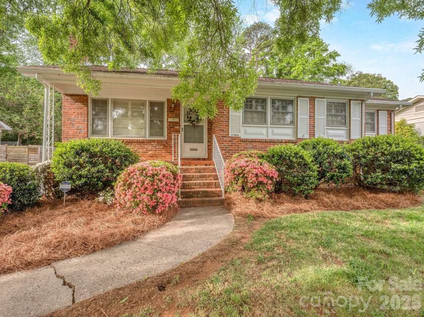 5344 Buena Vista Avenue, Charlotte, NC 28205.  MLS# CAR4381925, YatesRealty ID 24958. Front Elevation