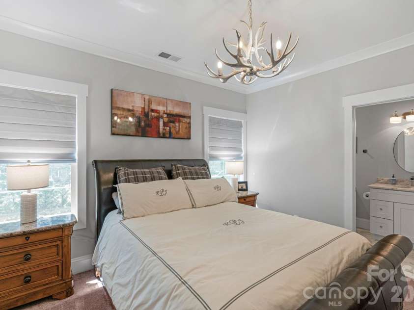 365 Stone Cliff Lane, Clover, SC 29710.  MLS# CAR4365360, YatesRealty ID 24968. One of two second floor bedrooms with private bathroom
