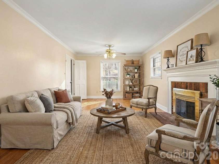 6035 Idlebrook Drive, Charlotte, NC 28212.  MLS# CAR4334979, YatesRealty ID 24986. Virtually staged