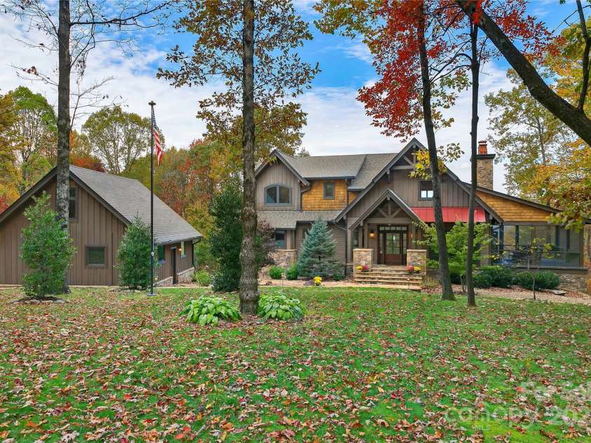 1291 Indian Camp Mountain Road, Rosman, NC 28772.  MLS# CAR4282700, YatesRealty ID 2499. Elegant Mountain Retreat