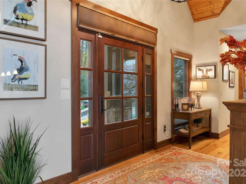 1291 Indian Camp Mountain Road, Rosman, NC 28772.  MLS# CAR4282700, YatesRealty ID 2499. Foyer