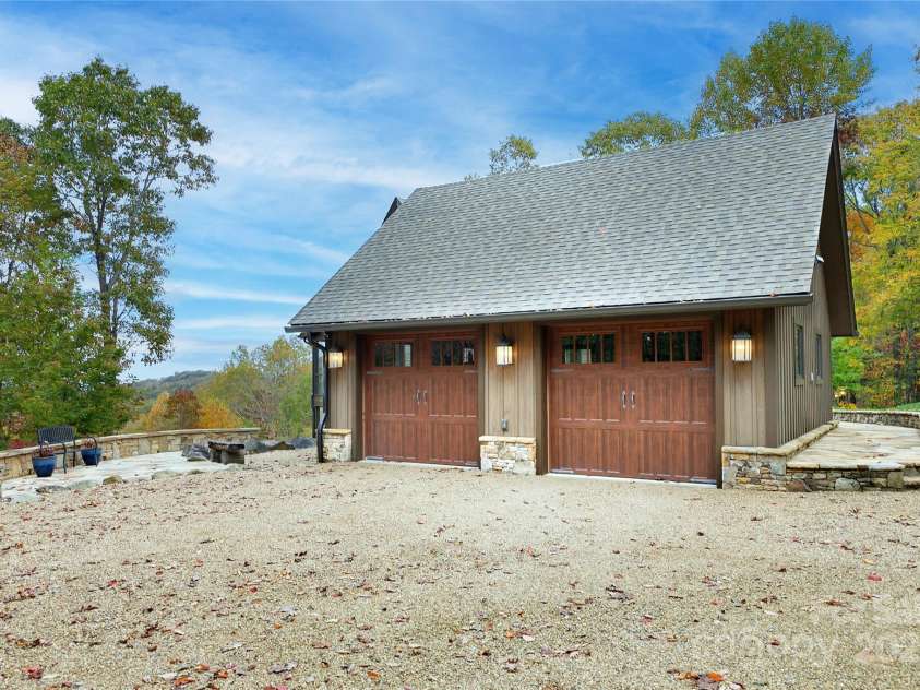 1291 Indian Camp Mountain Road, Rosman, NC 28772.  MLS# CAR4282700, YatesRealty ID 2499. Large garage
