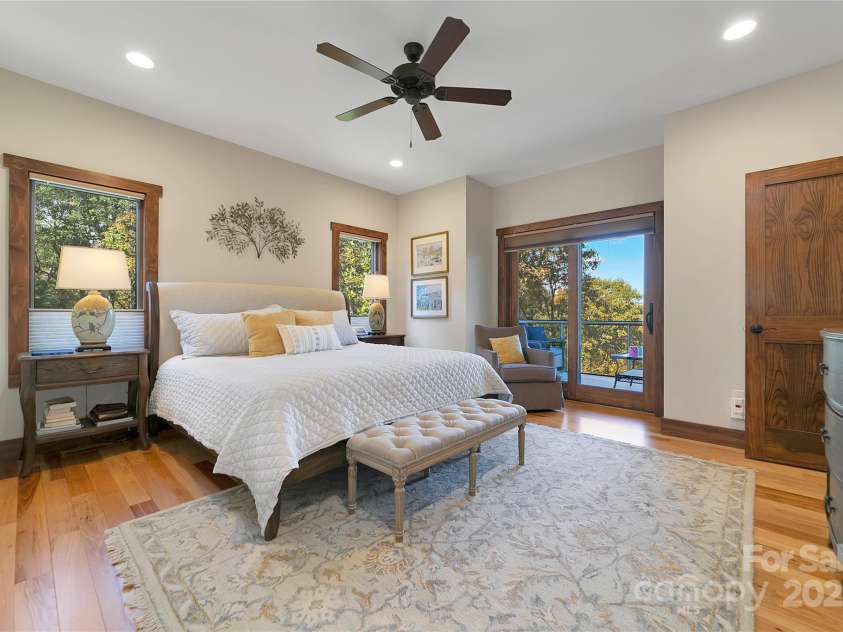 1291 Indian Camp Mountain Road, Rosman, NC 28772.  MLS# CAR4282700, YatesRealty ID 2499. Primary bedroom