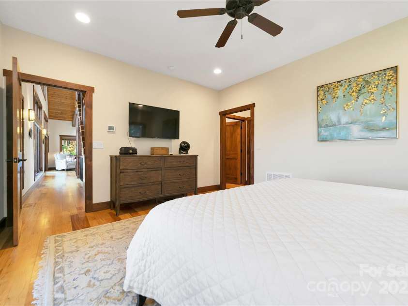 1291 Indian Camp Mountain Road, Rosman, NC 28772.  MLS# CAR4282700, YatesRealty ID 2499. Primary bedroom