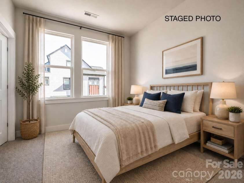 908 Callahan Street, Charlotte, NC 28206.  MLS# CAR4208862, YatesRealty ID 2499. Bedroom 2 *Virtually Staged*