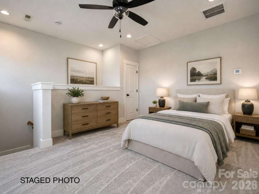 908 Callahan Street, Charlotte, NC 28206.  MLS# CAR4208862, YatesRealty ID 2499. Bedroom 3/Rec Room *Virtually Staged*