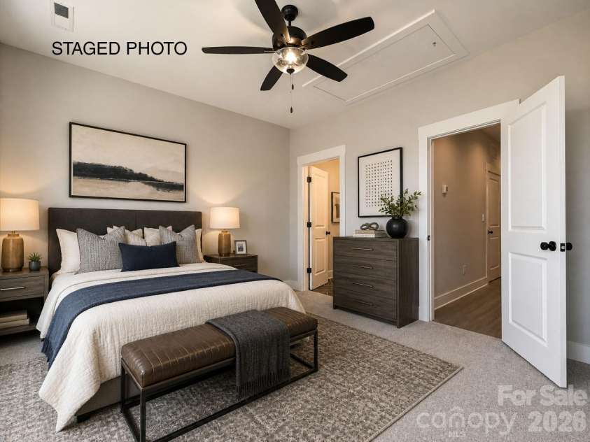 908 Callahan Street, Charlotte, NC 28206.  MLS# CAR4208862, YatesRealty ID 2499. Premier Bedroom *Virtually Staged*