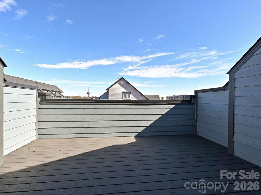 908 Callahan Street, Charlotte, NC 28206.  MLS# CAR4208862, YatesRealty ID 2499. Rooftop Terrace
