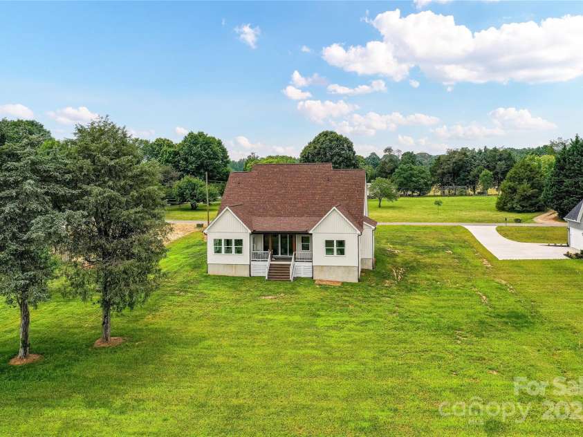 181 Lone Pine Road, Statesville, NC 28625.  MLS# CAR4265324, YatesRealty ID 24990. Aerial View of Exterior Back of Home!