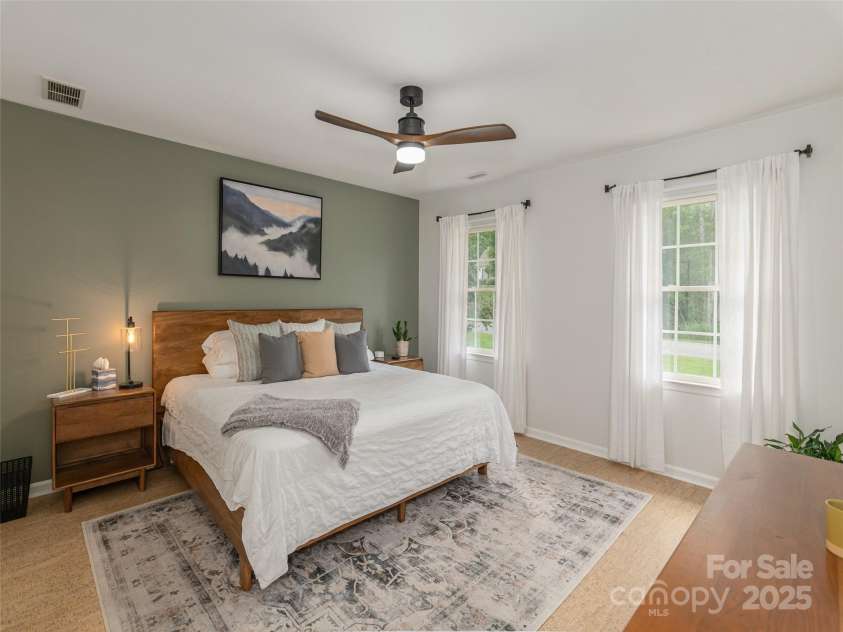 502 Windsor Forest Court, Fletcher, NC 28732.  MLS# CAR4270886, YatesRealty ID 24992. Primary Bedroom