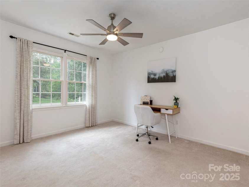 502 Windsor Forest Court, Fletcher, NC 28732.  MLS# CAR4270886, YatesRealty ID 24992. Upper Level 2nd Bedroom