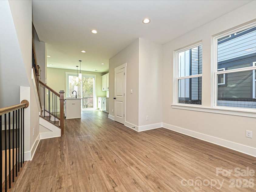 920 Callahan Street, Charlotte, NC 28206.  MLS# CAR4208866, YatesRealty ID 2500. Living/Dining/Kitchen