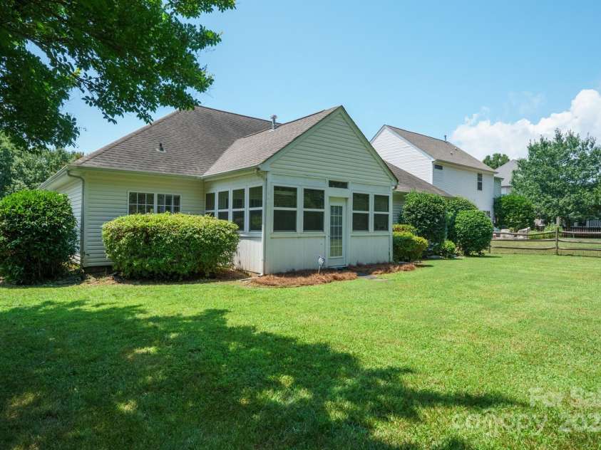 136 Samdusky Lane, Mooresville, NC 28117.  MLS# CAR4275887, YatesRealty ID 25005. Exterior Back of Home!