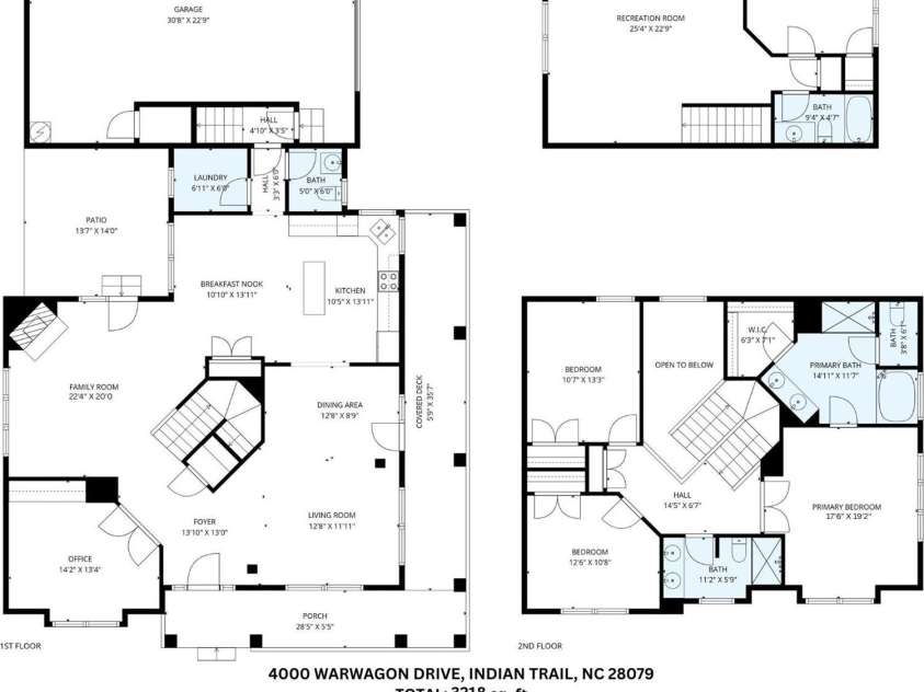 4000 Warwagon Drive, Indian Trail, NC 28079.  MLS# CAR4383365, YatesRealty ID 25008. 