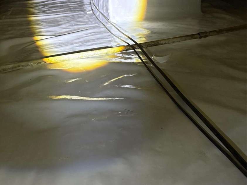 311 Mountain Crest Drive, Hendersonville, NC 28739.  MLS# CAR4268667, YatesRealty ID 25011. Newly relined Crawlspace