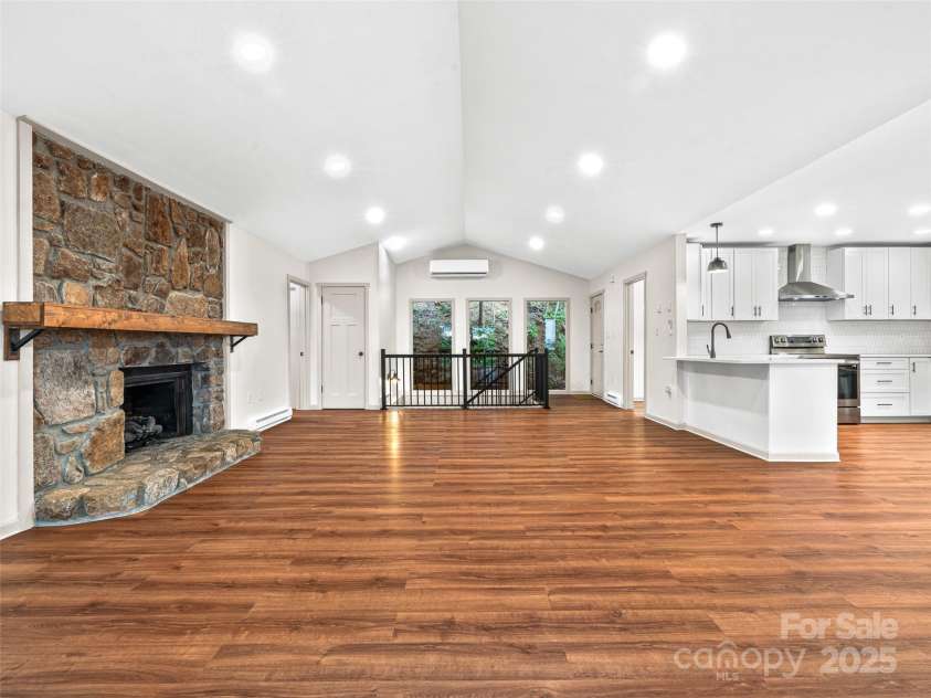 1065 Oak Ridge Lane, Mars Hill, NC 28754.  MLS# CAR4279845, YatesRealty ID 25012. Main level Living Room