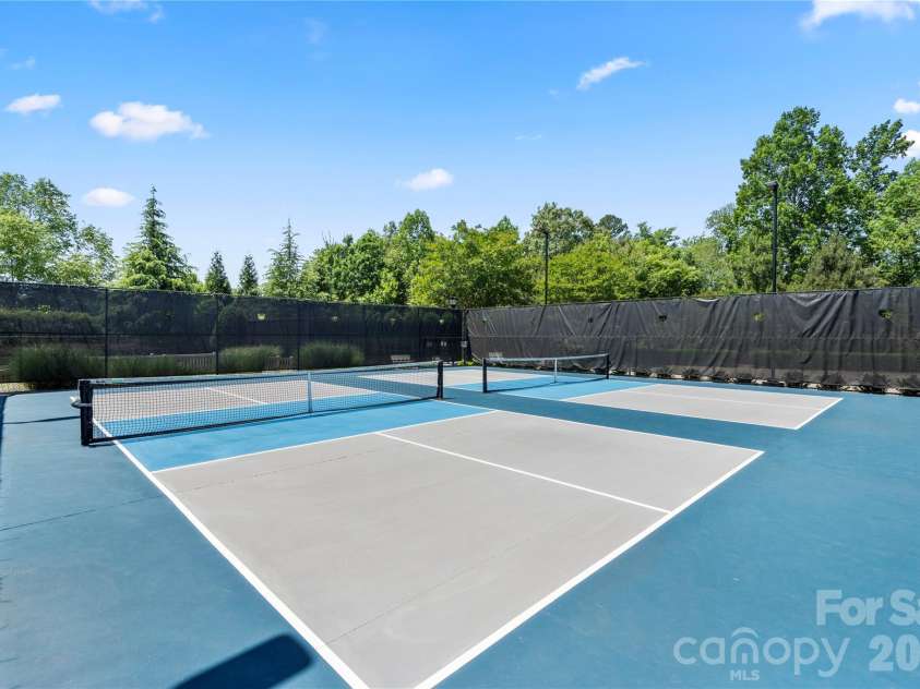 17726 Morehampton Avenue, Cornelius, NC 28031.  MLS# CAR4382566, YatesRealty ID 25015. Pickleball courts