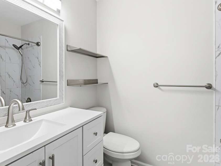 3 Fieldcrest Drive, Candler, NC 28715.  MLS# CAR4379403, YatesRealty ID 25035. Guest Bath