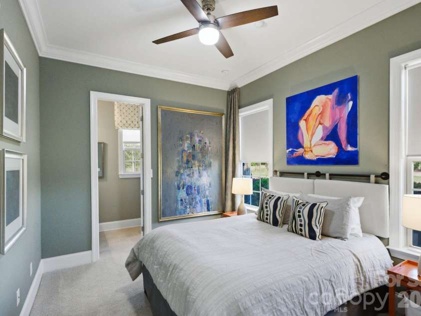 1020 Liggets Drive, Matthews, NC 28104.  MLS# CAR4369265, YatesRealty ID 25040. Desirable first floor bedroom