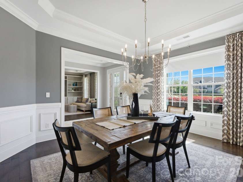 1020 Liggets Drive, Matthews, NC 28104.  MLS# CAR4369265, YatesRealty ID 25040. Dining room