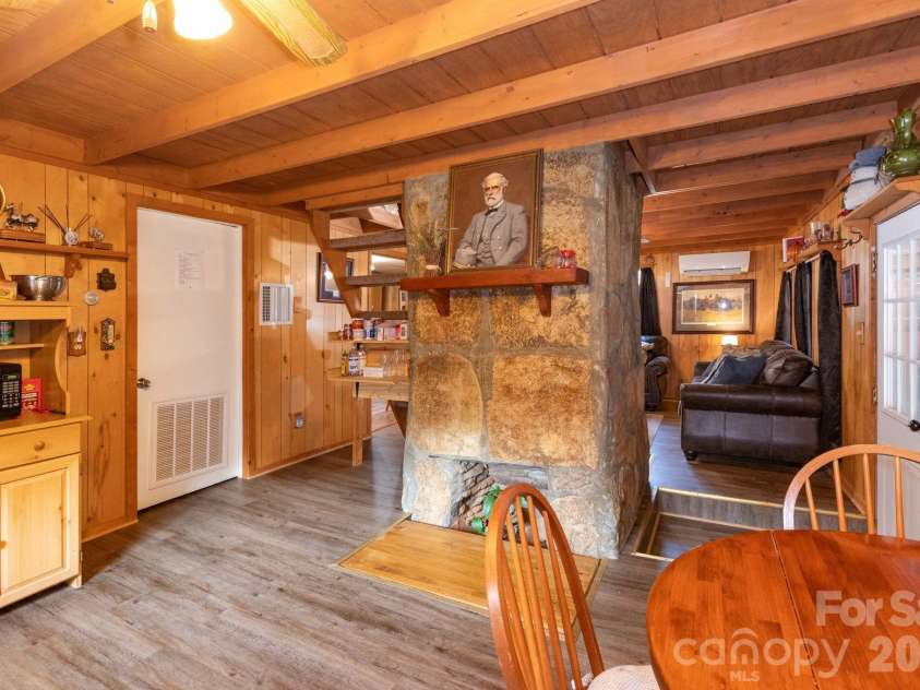 1010 and 1014 Melton Branch Road, Bakersville, NC 28705.  MLS# CAR4333369, YatesRealty ID 25045. Cabin Kitchen