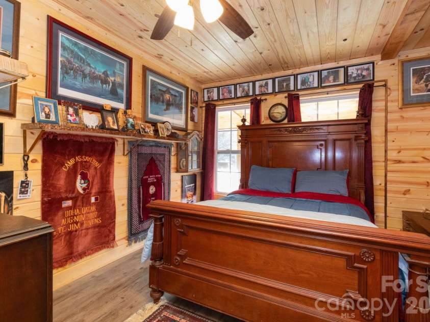 1010 and 1014 Melton Branch Road, Bakersville, NC 28705.  MLS# CAR4333369, YatesRealty ID 25045. Main Level Bedroom