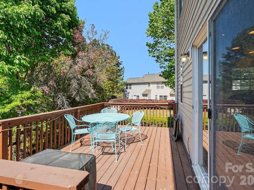 747 Rock Lake Glen, Fort Mill, SC 29715.  MLS# CAR4372101, YatesRealty ID 25055. Back Deck