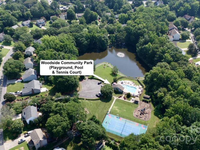 12325 Woodside Falls Road, Pineville, NC 28134.  MLS# CAR4274717, YatesRealty ID 25056. Woodside Falls Community