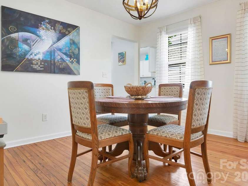 36 Oaklawn Avenue, Brevard, NC 28712.  MLS# CAR4380626, YatesRealty ID 25056. Dining Area