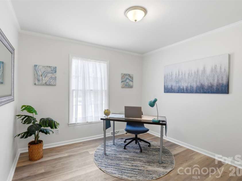 9624 Central Drive, Mint Hill, NC 28227.  MLS# CAR4385094, YatesRealty ID 25062. Spacious bedrooms, here staged as a home office