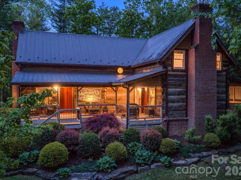 75 Old Gap Creek Road, Fairview, NC 28730.  MLS# CAR4378192, YatesRealty ID 25066. Cannot beat this night look