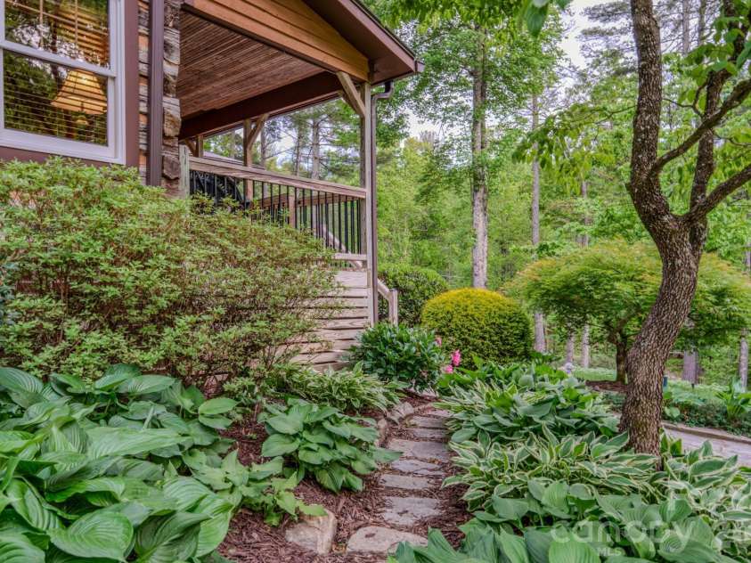 75 Old Gap Creek Road, Fairview, NC 28730.  MLS# CAR4378192, YatesRealty ID 25066. Entrance