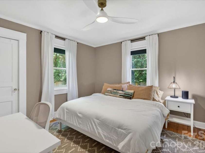 904 Academy Street, Charlotte, NC 28205.  MLS# CAR4380791, YatesRealty ID 25069. Two windows in each bedroom for abundant natural light